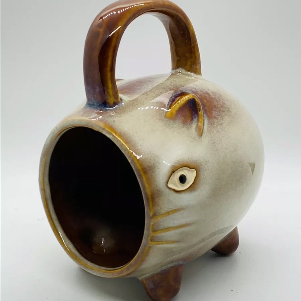 Big Mouth Cat Happy Feet Coffee Mug